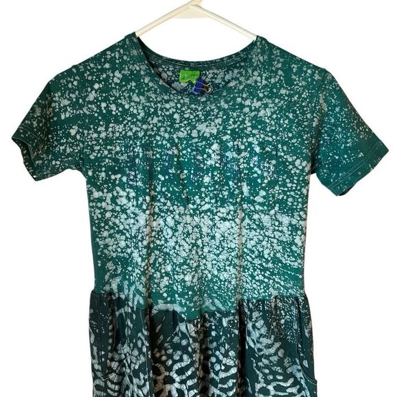 Hugo Boss Batik Reworked Maxi Dress, Size Small. Shades of Green - Picture 3 of 14